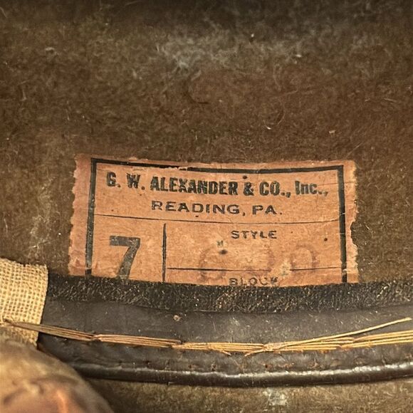 SIGMUND EISNER CO. Vintage 1920s-1940s Boy Scouts Of America Campaign Hat - Picture 12 of 12